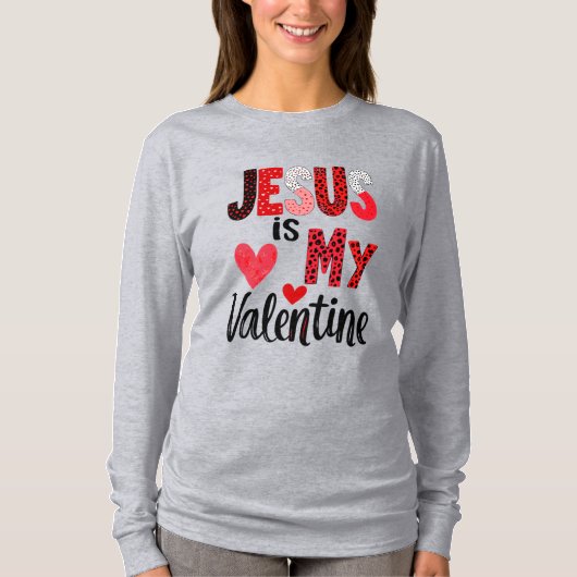 Jezus is mijn Valentijn T-shirt (Voorkant)