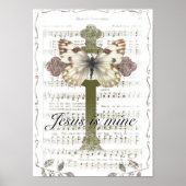 Jezus is mijn vlinderPoster Poster (Voorkant)