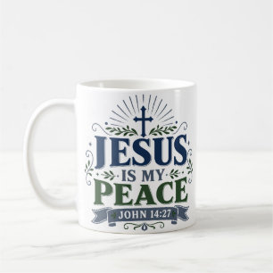 Jezus Is Mijn Vrede Schriftuurlijke Hoop Citaat Koffiemok