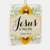 Jezus is mijn vreugde keramisch ornament (Rechts)
