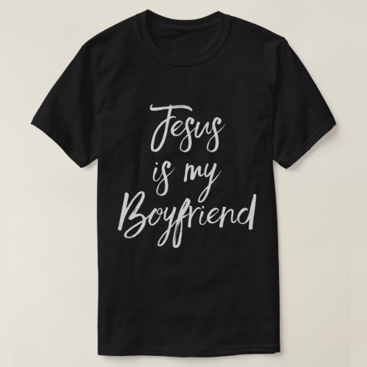 Jezus is mijn vriend Funny Christelijke Jezus volg T-shirt (Design voorkant)