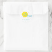 Jezus is mijn vriend! Sticker (Tas)