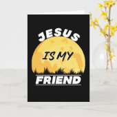 Jezus is mijn vriendinnetje verse citaat kaart (Gele Bloem)