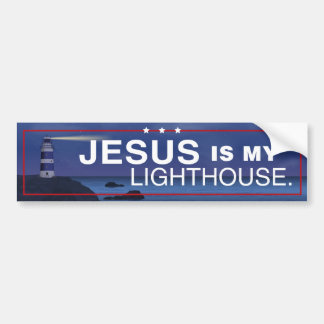 Jezus is mijn vuurtoren Bumpersticker