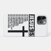 Jezus is m'n hele God Savior C Case-Mate iPhone Case (Achterkant (horizontaal))