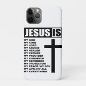 Jezus is m'n hele God Savior C Case-Mate iPhone Case (Achterkant)