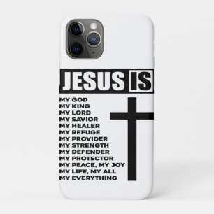 Jezus is m'n hele God Savior C Case-Mate iPhone Case