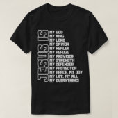 Jezus is m'n hele God Savior C T-shirt (Design voorkant)