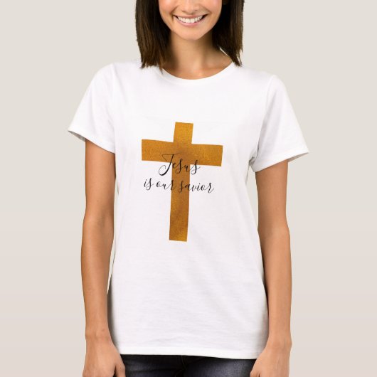Jezus is onze redder - Aanpasbare T-Shirt (Voorkant)