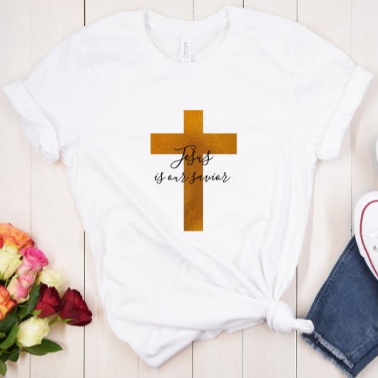 Jezus is onze redder - Aanpasbare T-Shirt