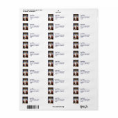 Jezus is onze redder etiket (Full Sheet)