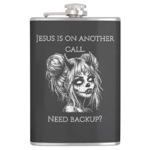 Jezus is op een andere telefoon – Succubus-back-up Heupfles
