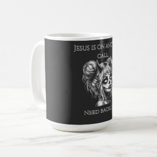 Jezus is op een andere telefoon – Succubus-back-up Koffiemok