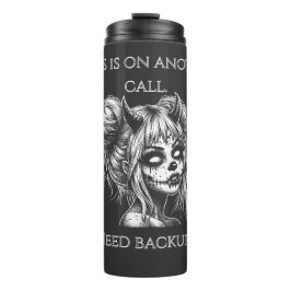 Jezus is op een andere telefoon – Succubus-back-up Thermosbeker