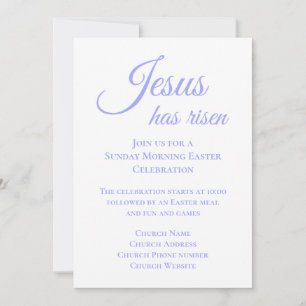 Jezus Is Opgestaan Christelijke Pasen Kerk Zondag Kaart