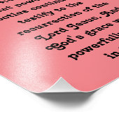 Jezus is Pasen Foto Afdruk (Hoek)