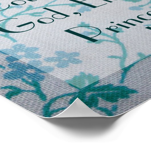 Jezus is prins van de vredelievende verzen Isaiah Poster (Hoek)