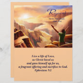 Jezus is Risen! Bulletins van de paaskerk (Voorkant / Achterkant)