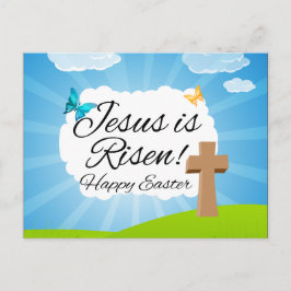 Jezus is Risen, Christelijke Pasen Feestdagenkaart