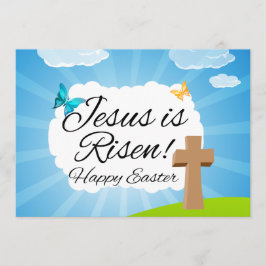 Jezus is Risen, Christelijke Pasen Kaart