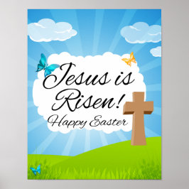 Jezus is Risen, Christelijke Pasen Poster