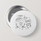 Jezus is.. ronde button 7,6 cm (Voorkant /achterkant)
