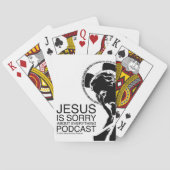 Jezus is sorry podcast spelen kaarten (Achterkant)