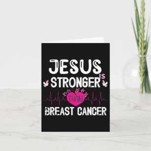Jezus is sterker dan Christelijke borstkanker Kaart