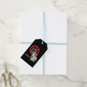 Jezus is tegen windenergie cadeaulabel (Met Touw)
