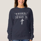 Jezus is terug Sweatshirts voor haar Trui (Voorkant)