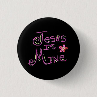 Jezus is van mij Christelijke quote Ronde Button 3,2 Cm