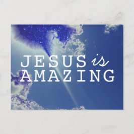 Jezus is verbazingwekkend met Sky Stars Briefkaart