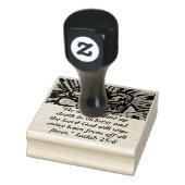 Jezus is verlosser in de wereld rubberstempel (Stempel)
