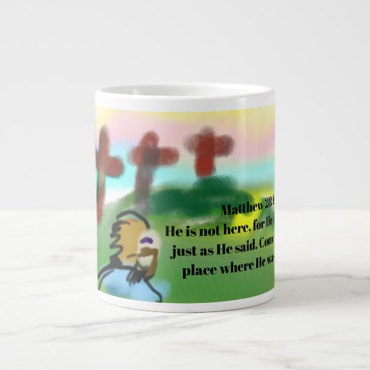 Jezus is verrezen Grote Koffiekop (Voorkant)
