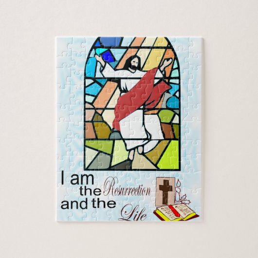 Jezus is verrezen legpuzzel (Verticaal)