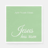 Jezus is verrezen met de aangepaste groene Christe Servet (Voorkant)