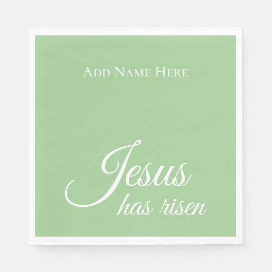 Jezus is verrezen met de aangepaste groene Christe Servet (Voorkant)