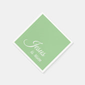 Jezus is verrezen met de elegante groene Christeli Servet (Hoek)