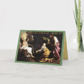 Jezus is verrezen schilderij, Christelijke paastij Feestdagen Kaart (Voorkant)