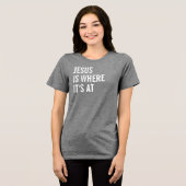 Jezus is waar het om draait Tri-Blend shirt (Voorkant volledig)