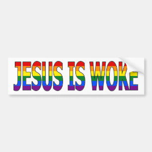 Jezus is wakker bumpersticker
