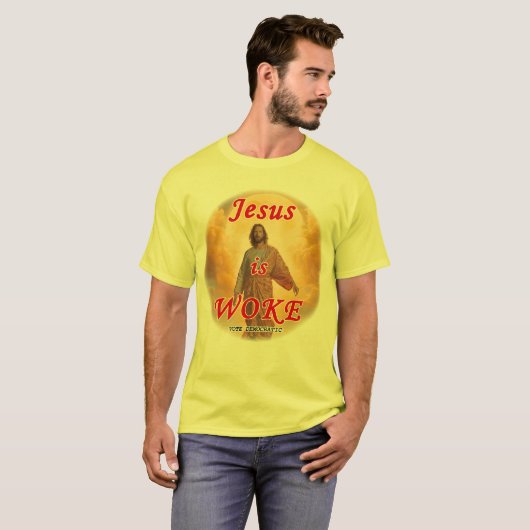 Jezus is wakker t-shirt (Voorkant volledig)