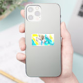 Jezus is weg sticker (Telefoon)