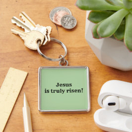 Jezus is werkelijk opgestaan! sleutelhanger