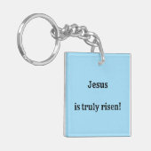 Jezus is werkelijk opgestaan! sleutelhanger (Voorkant Links)