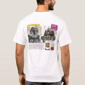 JEZUS IS ZWART MANNEN T-SHIRT (Achterkant)