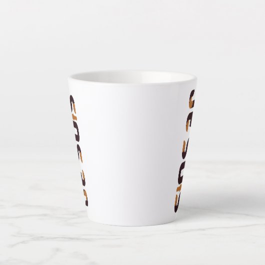 Jezus, Je Suis beker Latte Mok (Voorkant)