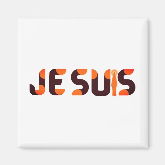 Jezus, je suis of ik ben magneet (Voorkant)