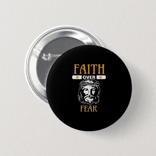 Jezus Jezus Christus Believing Jesusit Ronde Button 5,7 Cm (Voorkant /achterkant)