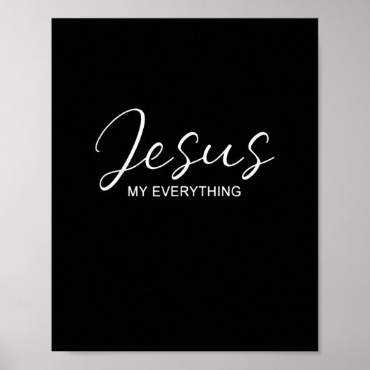 Jezus Jezus Christus Faith Christelijke M Poster (Voorkant)